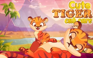 Cute Tiger Cub Care