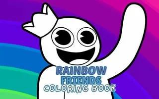 Rainbow Friends Coloring Book